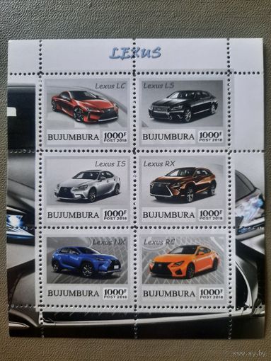 Бурунди 2018. Буджумбура. Автомобили Lexus. Марка из серии