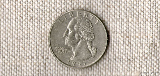 США 25 центов 1997 D //(Ок)