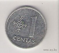 Литва, 1 centas, 1991г