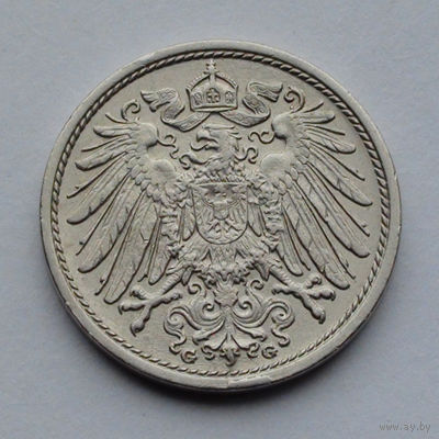 Германия - Германская империя 10 пфеннигов. 1914. G
