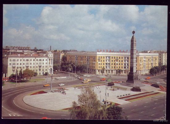 1989 год Минск Площадь Победы