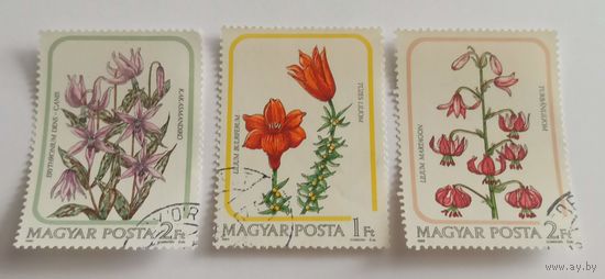 Венгрия 1985 флора