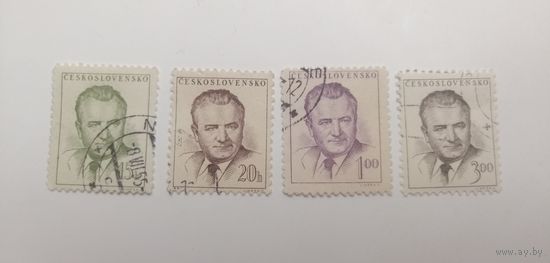 Чехословакия 1953. Президент Готвальд. Полная серия
