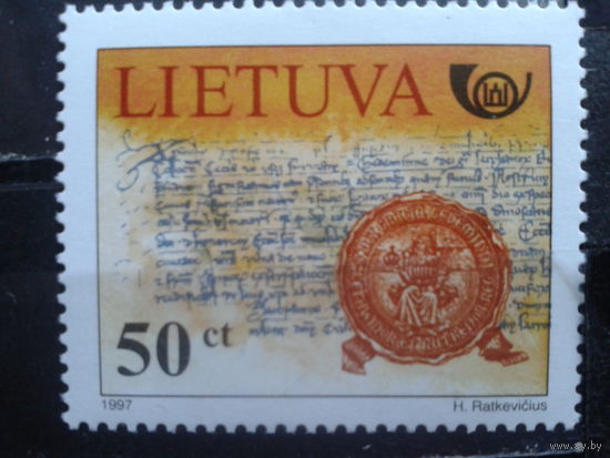 Литва 1997 История почты**