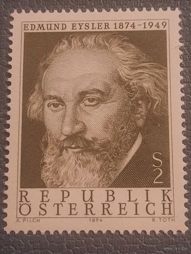 Австрия 1974. Edmund Eysler 1874-1949