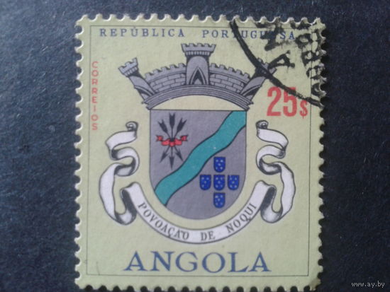 Ангола 1963 колония Португалии Герб города