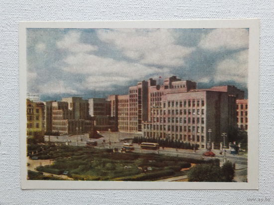 Минск дом правительства 1959 10х15 см