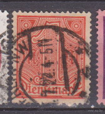 Германия Веймарская республика Служебная марка 1920 год  лот 13
