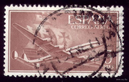 1 марка 1956 год Испания Самолёт-корабль 1076