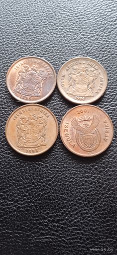 ЮАР 1 цент 1994, 1996, 1998, 2001 г.в.