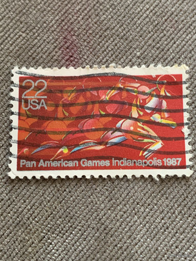 США 1987. Панамериканские игры Индианаполис-87