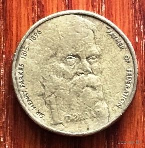 Австралия, 1 доллар 1996, юбилейная "100 лет со дня смерти сэра Генри Паркса"