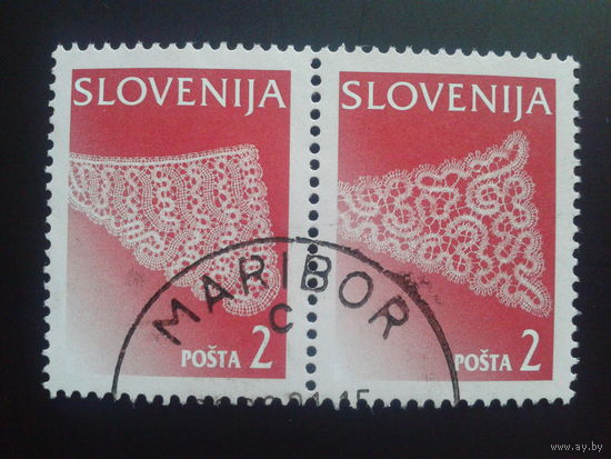 Словения 1997 стандарт, кружева сцепка