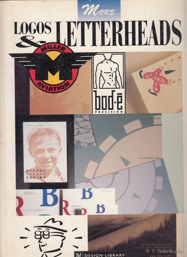 Logos Letterheads Логотипы Фирменный стиль 1998 книга альбом на анг яз формат около А4 80 стр