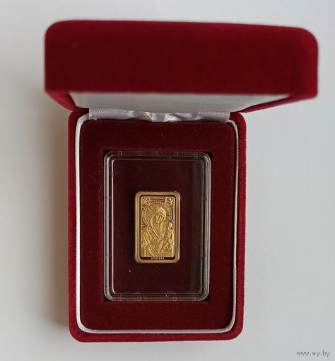Иверская Икона Пресвятой Богородицы, 50 рублей 2013, золото