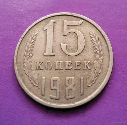 15 копеек 1981 СССР #10