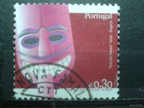 Португалия 2006 Стандарт, традиционная маска Михель-0,6 евро гаш
