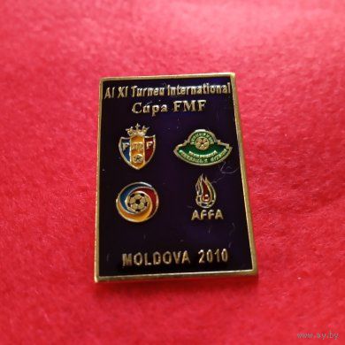 ЗНАЧОК. TURNEU INTERNATIONAL. CUPA FMF. MOLDOVA 2010