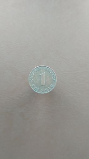 Германия / 1 pfennig (D) / 1950 год