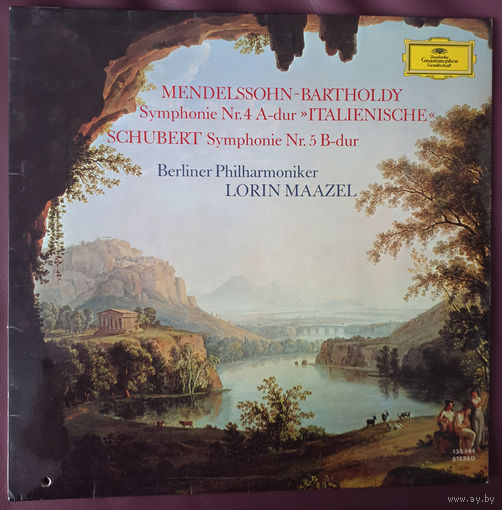 LP Mendelssohn-Bartholdy* / Schubert*, Berliner Philharmoniker, Lorin Maazel –1969