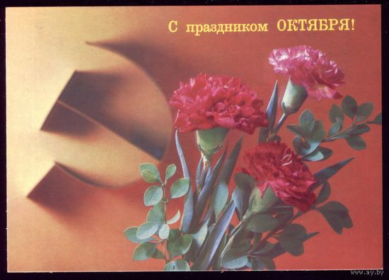 1988 год И.Дергилёв С праздником Октября! чист