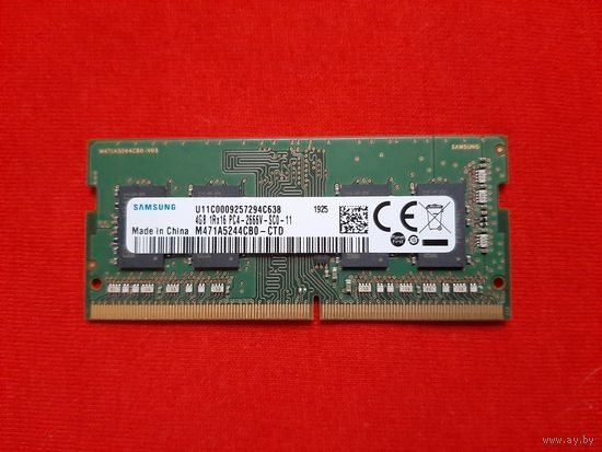 DDR4 4 GB / 2666V Оперативная память в ноутбук