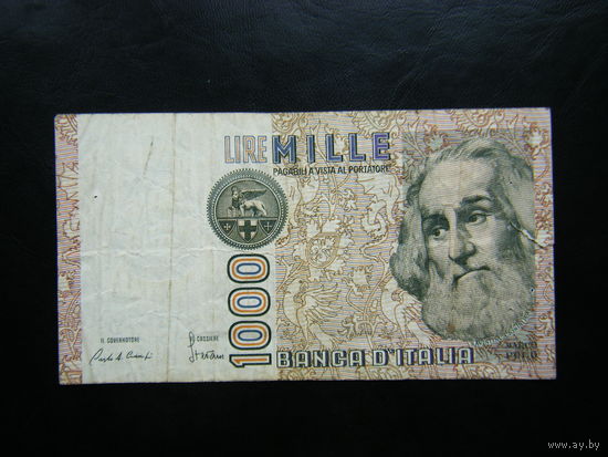 Италия 1000 лир 1982г.