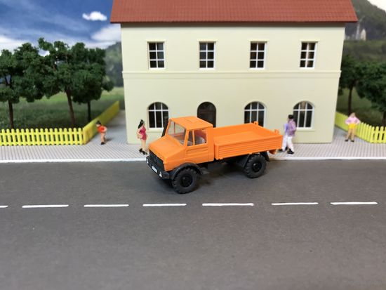 Mercedes-Benz Unimog. Масштаб НО 1:87.