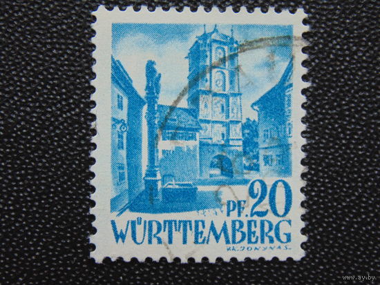 Германия. Вюртемберг. Французская зона. 1947г.