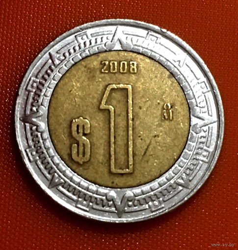 103-09 Мексика, 1 песо 2008 г.