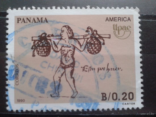 Панама 1990 Америка, рисунок художника