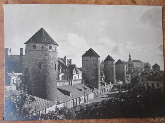 Таллинн. Крепостные башни. Фото Е. Саар. 1963 г.