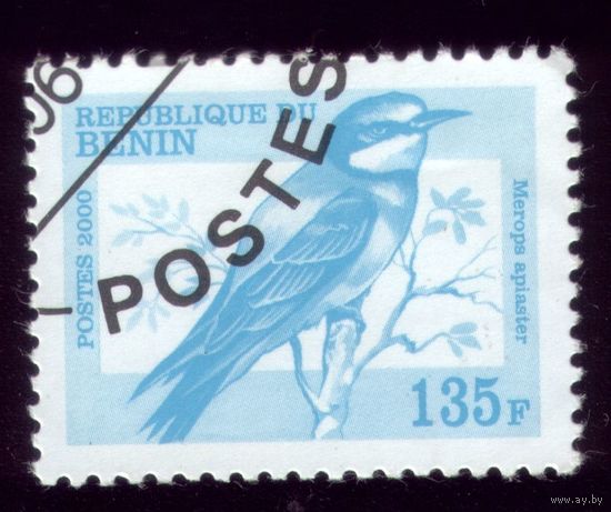1 марка 2000 год Бенин Птичка 1232 I