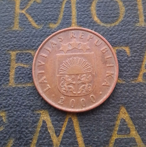 2 сантима 2000 Латвия #02