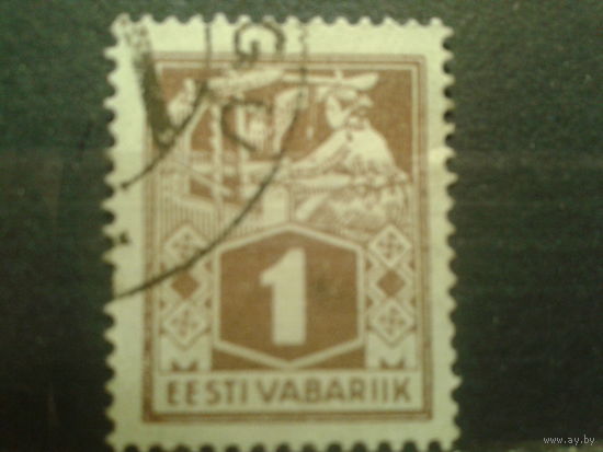Эстония 1923 стандарт ткачиха 1м