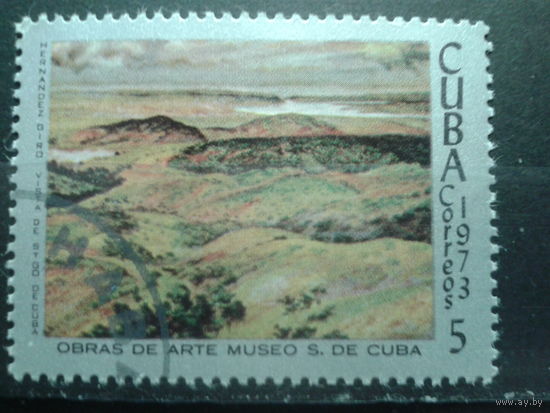 Куба 1973 Пейзаж, живопись