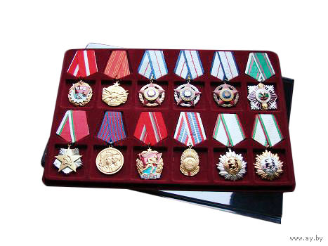 Планшет R12 с крышкой для 12 наград и медалей