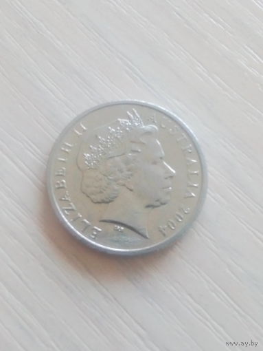 Австралия 10 центов 2004г.