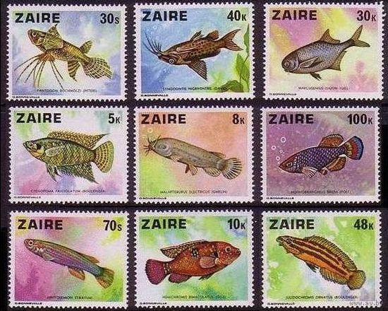 1978 Заир 548-556 Морская фауна 13,00 евро