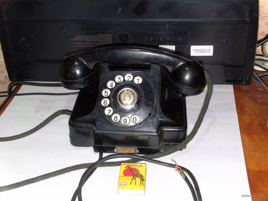 Карболитовый дисковый телефон ТАН-6 (переделка)