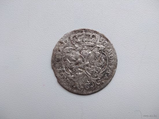 Пруссия 6 грошей 1757