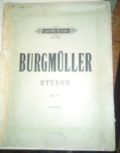 Ноты Burgmuller: Etuden op. 105