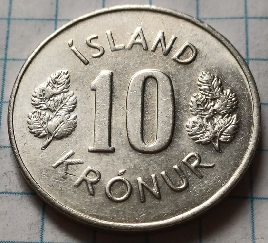 Исландия 10 крон, 1978     ( 2-11-3 )