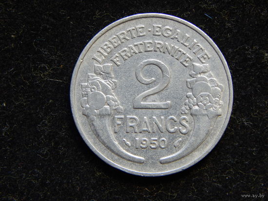 Франция 2 франка 1950г
