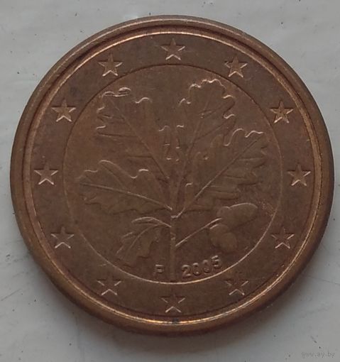 1 евроцент 2005 F Германия. Возможен обмен