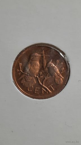 Виргинские острова 1 цент 1974 г