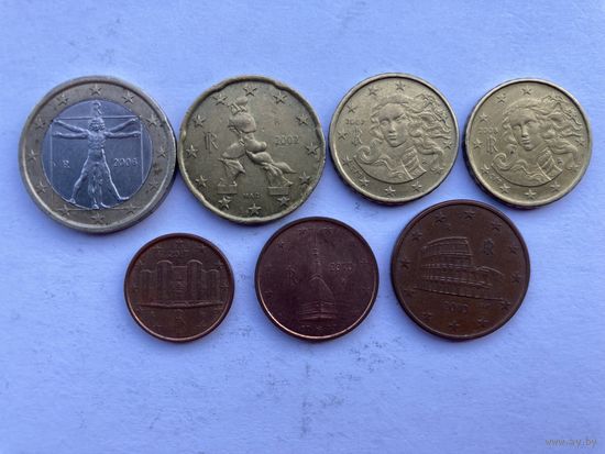 Италия набор евроцентов