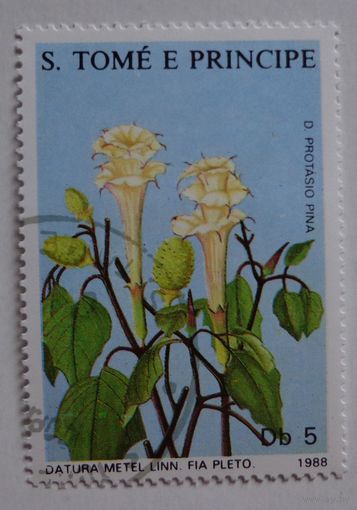 Сан-Томе и Принцип.1988.цветы