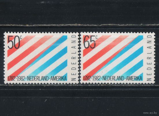Нидерланды 1982 200 летие дипломатических отношений с США Полная #1207-8**