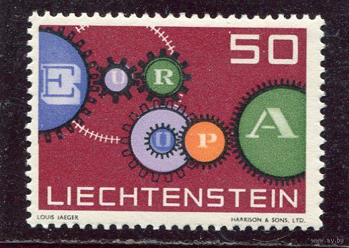 Лихтенштейн. Европа СЕРТ 1961